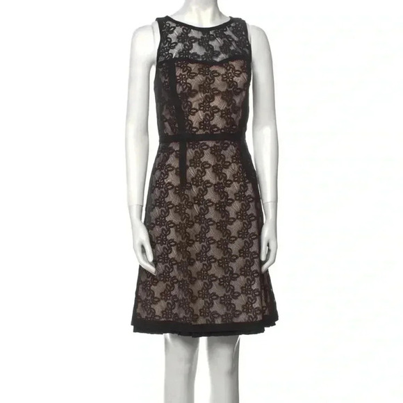 Marc by Marc Jacobs lace sheath sleeveless black dress size 4 - Picture 1 of 6